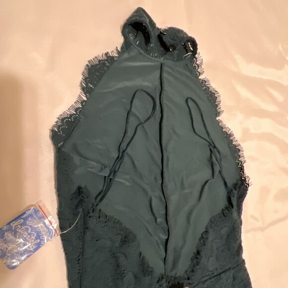 NWT Free People Intimately Evergreen Harper High Neck Halter Mini Dress Size XS - Picture 10 of 13